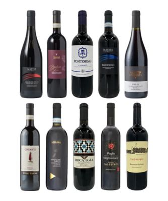 【SALE】三越伊勢丹オンラインストア 055.アマローネを含む イタリア赤ワイン10本セット 【三越伊勢丹/公式】