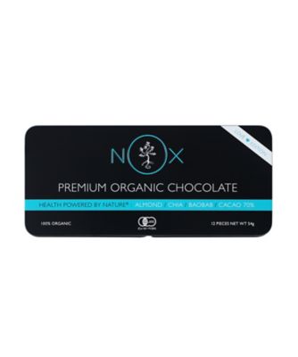 NOX プレミアムオーガニックチョコレート アーモンド＆チアシード