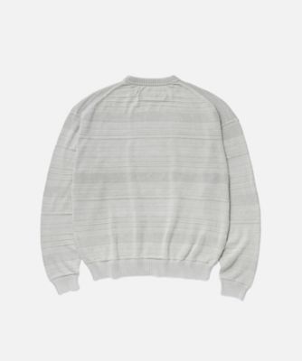 セーター　ＷＡＳＨＥＤ　ＣＲＥＷＮＥＣＫ　ＢＯＲＤＥＲ　ＳＷＥＡＴＥＲ　２５１１３ＮＨーＫＮＭ０１