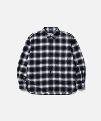＜NEIGHBORHOOD (Men)＞シャツ　ＮＨ　／　ＦＵＣＫＩＮＧ　ＡＷＥＳＯＭＥ　．　ＨＯＭＢＲＥ　ＣＨＥＣＫ　ＳＨＩＲＴ　ＬＳ　２５１ＡＱＦＧＮーＳＨＭ０１Ｓ