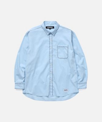 ＜NEIGHBORHOOD (Men)＞シャツ　ＨＡＮＤ　ＳＴＩＴＣＨＩＮＧ　ＳＨＩＲＴ　ＬＳ　２５１ＡＱＮＨーＳＨＭ０８