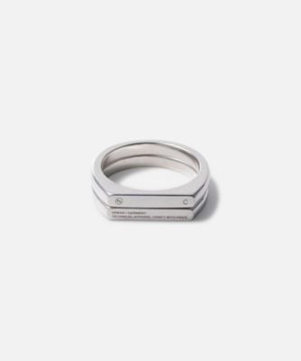 リング SILVER TWIN RING 251IVNHー