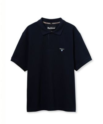 タータンチェック　Ｂａｒｂｏｕｒ　ロゴ　スポーツ　ポロシャツ　２５１ＭＭＬ１４９４