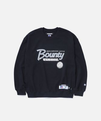 ＜NEIGHBORHOOD (Men)＞スウェット　ＮＨ　Ｘ　ＢＯＵＮＴＹ　ＨＵＮＴＥＲ　Ｘ　ＲＵＳＳＥＬＬ　ＡＴＨＬＥＴＩＣ　．　ＳＷＥＡＴ　ＳＨＩＲＴ　ＬＳ