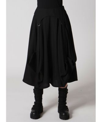 ＜LIMI feu (Women)＞ＰＯＰＬＩＮ　ＳＫＩＲＴ　ＷＩＴＨ　ＤーＲＩＮＧＳ　ＬＬーＳ１２ー２１１