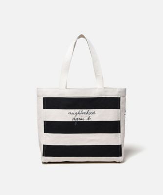 ＜NEIGHBORHOOD (Men)＞トートバッグ　ＮＨ　Ｘ　ＡＧＮＥＳ　Ｂ．　ＢＯＲＤＥＲ　ＴＯＴＥ　ＢＡＧ　２５２７２７０ＮーＣＧ０１Ｓ