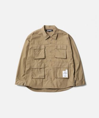 ＜NEIGHBORHOOD (Men)＞シャツ　ＵＴＩＬＩＴＹ　ＳＨＩＲＴ　ＬＳ　２５２ＡＱＮＨーＳＨＭ０４