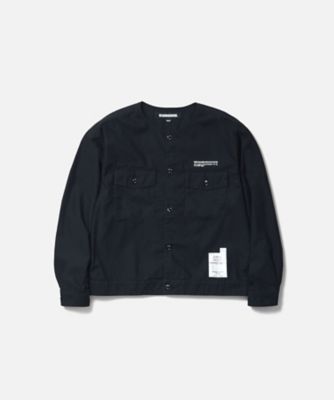 シャツ NO COLLAR SHIRT LS 252AQNH