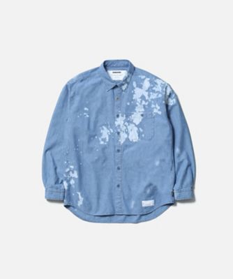 NEIGHBORHOOD (Men)/ネイバーフッド シャツ GARMENT BLEACH CHAMBRAY SHIRT LS 252ARNH-SHM02 INDIGO トップス【三越伊勢丹/公式】