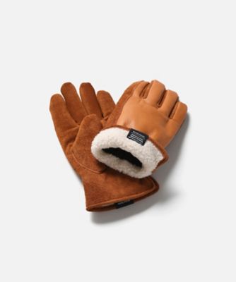 小物 NEIGHBORHOOD LEATHER BOA GLOVES BEIGE グローブ LEATHER BOA GLOVES 252DPNHー