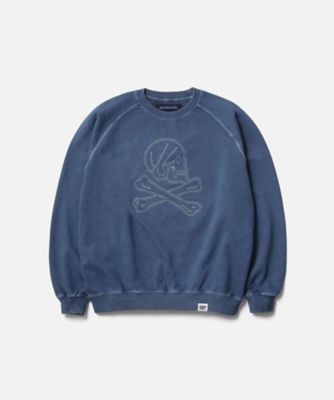 スウェット PIGMENT DYED SWEAT SHIRT LS