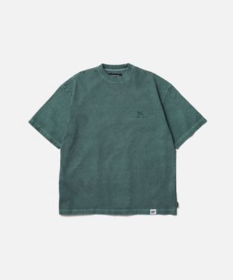 ※ゴルゴ 未使用　CIRCOLO ニットTシャツ S ネイビー CAMBIO（カンビオ）の「mt8822- Smooth Key Neck Design Short