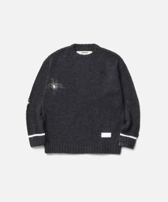 ぬん ニット SAVAGE CREWNECK SWEATER