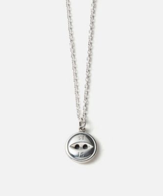 アクセサリー NOBInoBItA ネックレス SILVER BUTTON NECKLACE