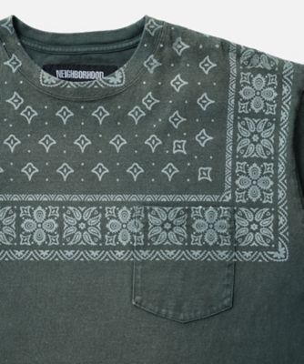 NEIGHBORHOOD / カットソー/M/コットン/BLK カットソー NH X CLOT ． CREWNECK SS