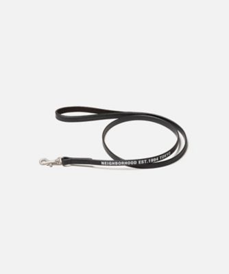 NEIGHBORHOOD Dog Leash Gray ネイバーフッド ドッ ドッグリード LEATHER DOG LEASH NARROW