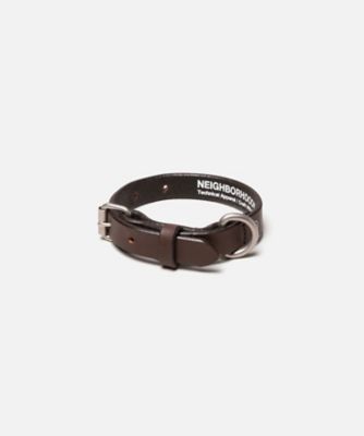 NEIGHBORHOOD Dog Leash Gray ネイバーフッド ドッ ドッグリード LEATHER DOG LEASH NARROW