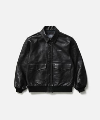 ＜NEIGHBORHOOD (Men)＞【送料無料】ブルゾン　ＮＨ　×　ＹＯＨＪＩ　ＹＡＭＡＭＯＴＯ　．　ＬＥＡＴＨＥＲ　ＪＡＣＫＥＴ　２５２ＳＺＹＹＮーＪＫＭ０１Ｓ