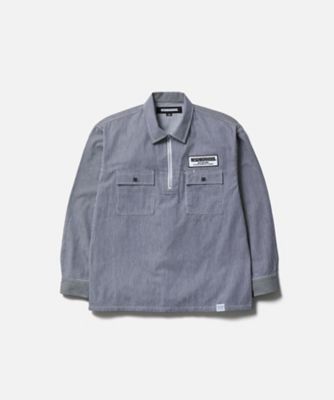 新品 ネイバーフッド WORK SHIRT LS XL ネイビー NEIGHBORHOOD(ネイバーフッド)｜DOLMANSLEEVE SHIRT LS｜正規