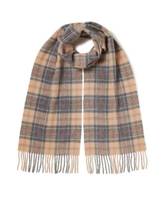ラムズウール タータンチェック マフラー 252USC0001
