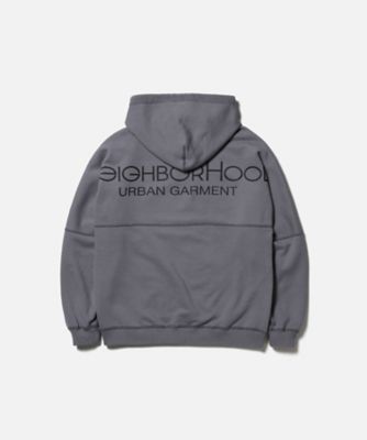ネイバーフッドパーカー NEXUS Ⅶ -ネクサスセブン】DAMAGED HALF ZIP HOODY / FADE NAVY