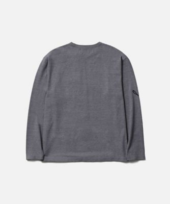 カットソー HEATHER FABRIC CREWNECK LS