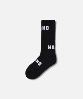 ＜NEIGHBORHOOD (Men)＞ソックス　ＳＣＡＴＴＥＲ　ＬＯＧＯ　ＳＯＣＫＳ　２５２ＷＩＮＨーＵＷＭ０２
