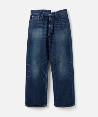 デニム WASHED DENIM DP WIDE PANTS