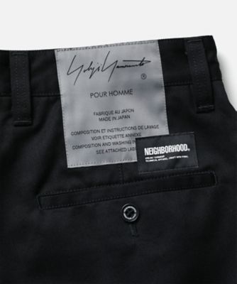NEIGHBORHOOD スリムワークパンツ S ブラック 日本製 24SS NEIGHBORHOOD（ネイバーフッド） 24AW BW.TUCK PANTS 242AQNH-PTM06