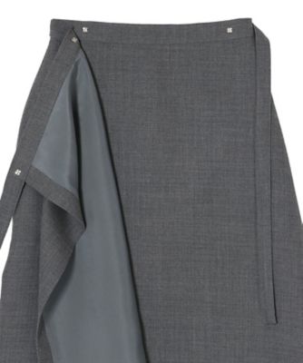 A LINE WRAP SK WOOL MB254ー6016