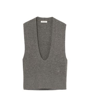 DEEP V NECK VEST MB254ー8003 | MADISONBLUE