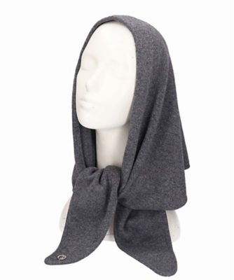 ♥LEONARD♥BLACKコート(オマケでスカーフベルト付き) Oversized Knit Scarf | Chapeau d′ O (Women