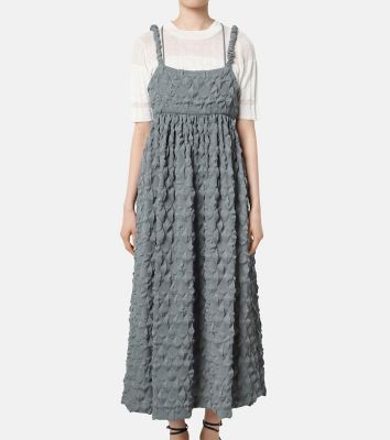 Shrinked Jacquard Cami Dress | LE  