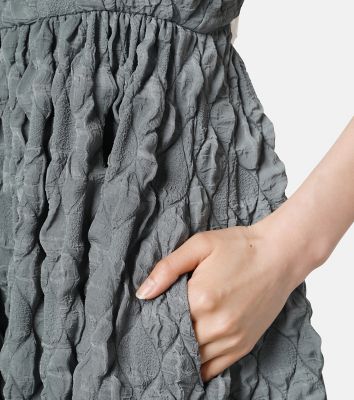Shrinked Jacquard Cami Dress 