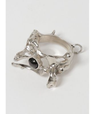 ＜LIMI feu (Women)＞ＢＲＡＳＳ　ＣＲＥＡＴＵＲＥ　ＲＩＮＧ　ＬＬーＡ２３ー９８０
