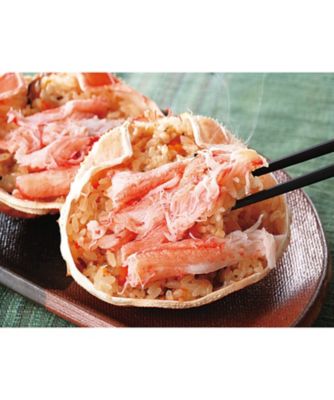 ２１３２１　１箱　レンジで出来る！北海道産かにおこわセット