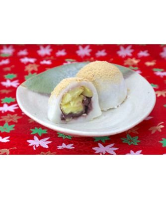 ＜鳴海餅本店＞【店頭受取／日本橋】栗餅　２個入　１１月１５日（土）午後３時～午後５時お受け取り