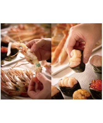 １５０１７　１セット（計５００ｇ）生ぼたんえび＆北海道留萌産甘えび詰合せ