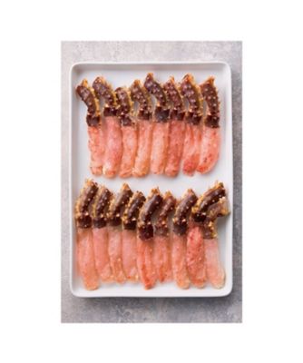 １５０２５　１ｋｇ大型生たらば棒肉フルポーション（お刺身可）※特製かに酢・特製焦がし蟹バター風味ソース付き