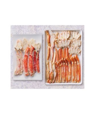 １５０３５　１セット（計１．３ｋｇ）ボイルずわい＆たらばハーフポーション詰合せ　※Ｋａｎｉ－ｔｏ特製かに酢付き