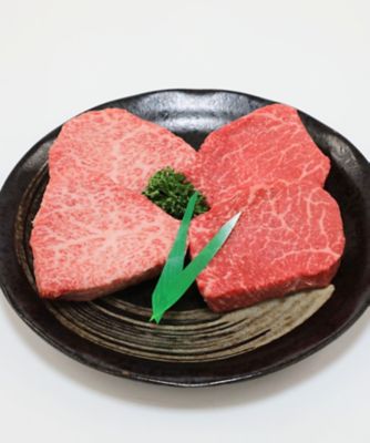 ＜精肉の二幸＞【父の日】国産黒毛和牛もも肉ステーキ２種盛合せ（霜降り・赤身）