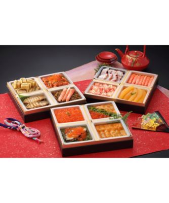 ＜歌津小太郎＞【大歳の市】漁師めし　海鮮おせち三段重