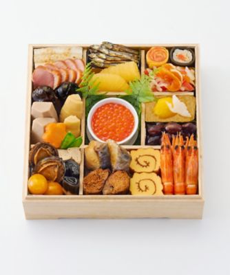 ＜京料理 美濃吉＞【店頭受取おせち／銀座】【吉０１】和風おせち一段　１２月３１日（水）午前１０時～午後４時お受け取り