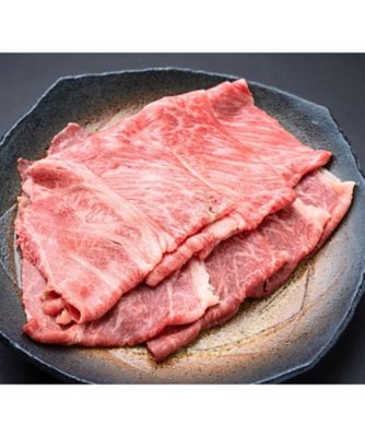 ＜精肉の二幸＞【父の日】九州産黒毛和牛すき焼用（肩肉・肩ロース肉）