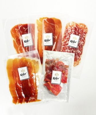 ＜Kafer＞【父の日】生ハムサラミ＆ビーフジャーキーセット