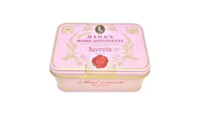 ＜NINA’S＞【新宿フランス展おまとめ】★マリーアントワネット　ティーバッグ缶（ピンク）
