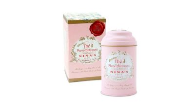 【新宿フランス展おまとめ】★マリーアントワネットティーピンク缶入り（リーフ）
