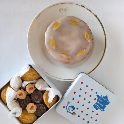 【新宿フランス展おまとめ】★フランスを旅する気分の焼き菓子セット（サブレ缶とガトー・ナンテ）