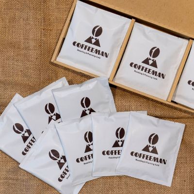 福岡/COFFEEMAN Roasting＆Planning Cafe/コーヒーマンロースティングアンドプランニングカフェ ★【産直】６．４ＢＬＥＮＤ（ロクヨンブレンド）ドリップバッグ　（２１個）