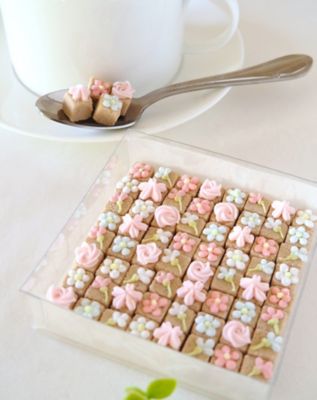 ＜Sweet Art＞【焼き菓子博おまとめ】★フラワーシュガーキューブ